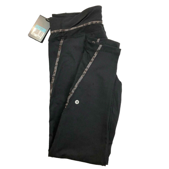 90 Degree By Reflex Pants - 90 Degree by Reflex Athletic Leggings Size L Black Running Athleisure Wear